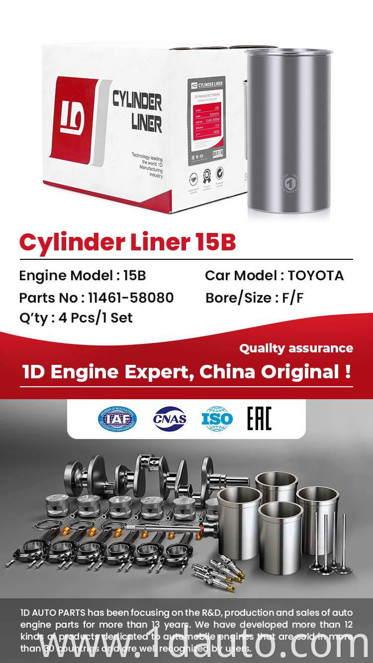 Engine Part Cylinder Liner 15B